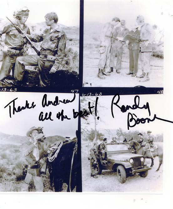 Randy Boone autograph