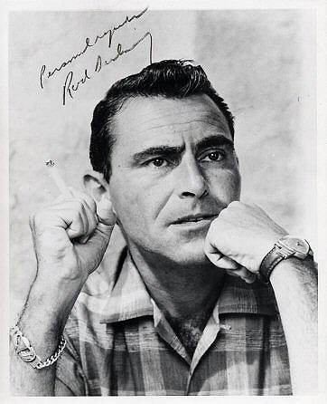 Rod Serling autograph.