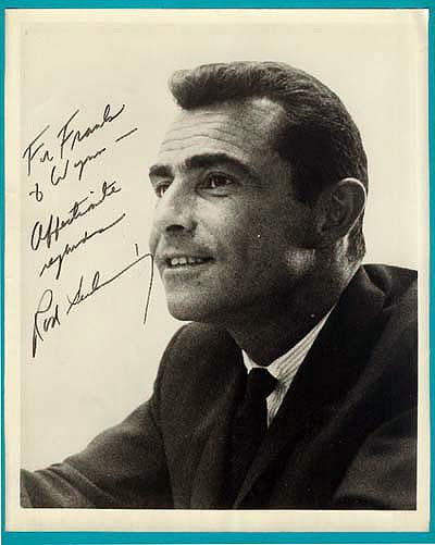 Rod Serling autograph.