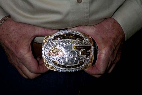 Ben Cooper's belt buckle